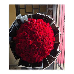 100 Rosas rojas en ramo