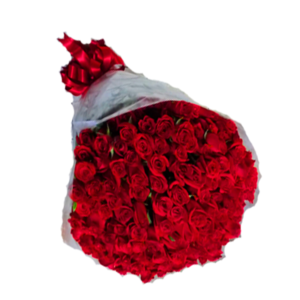 AFR0 100 RAMO de rosas rojas